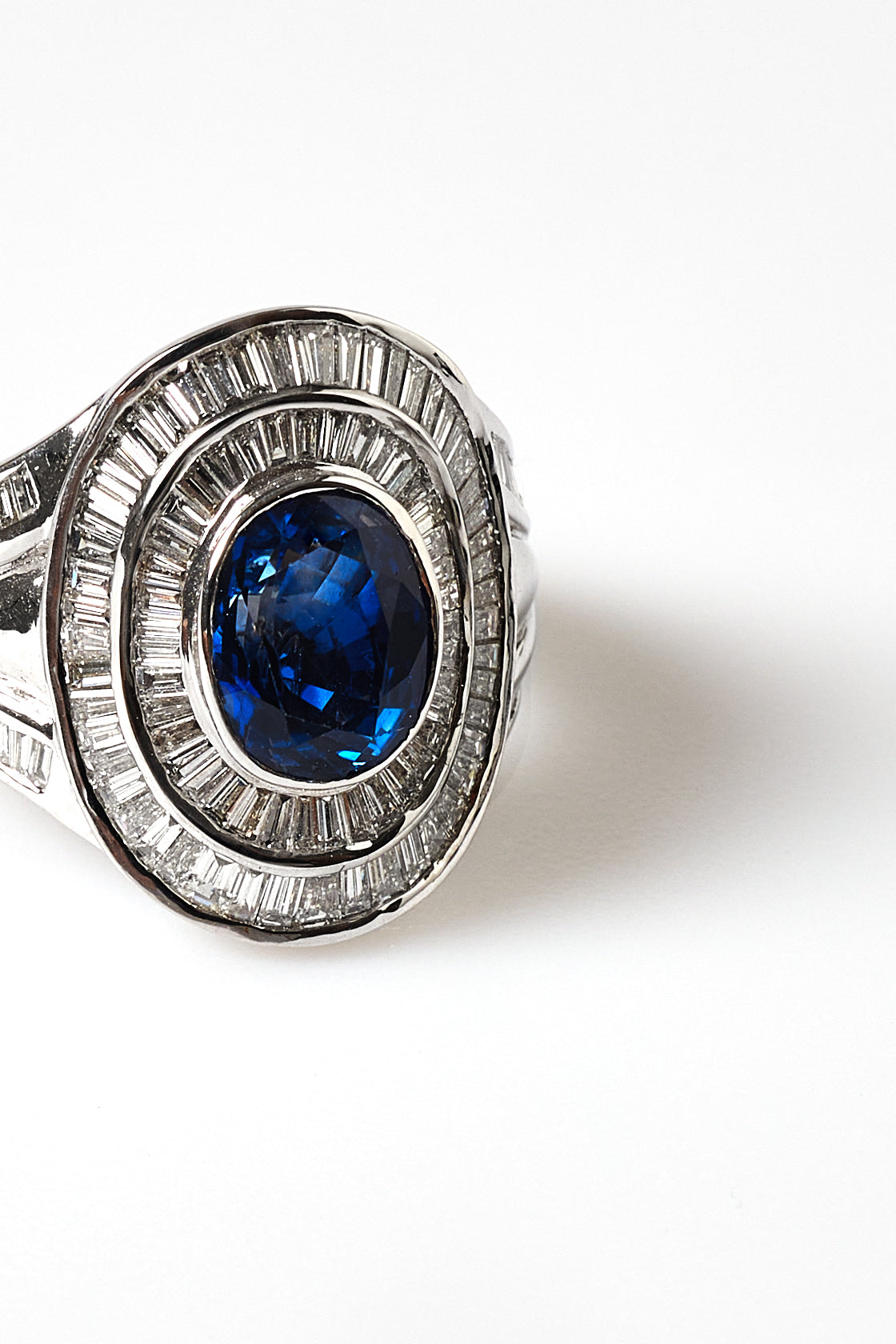 Surround Blue Sapphire ring