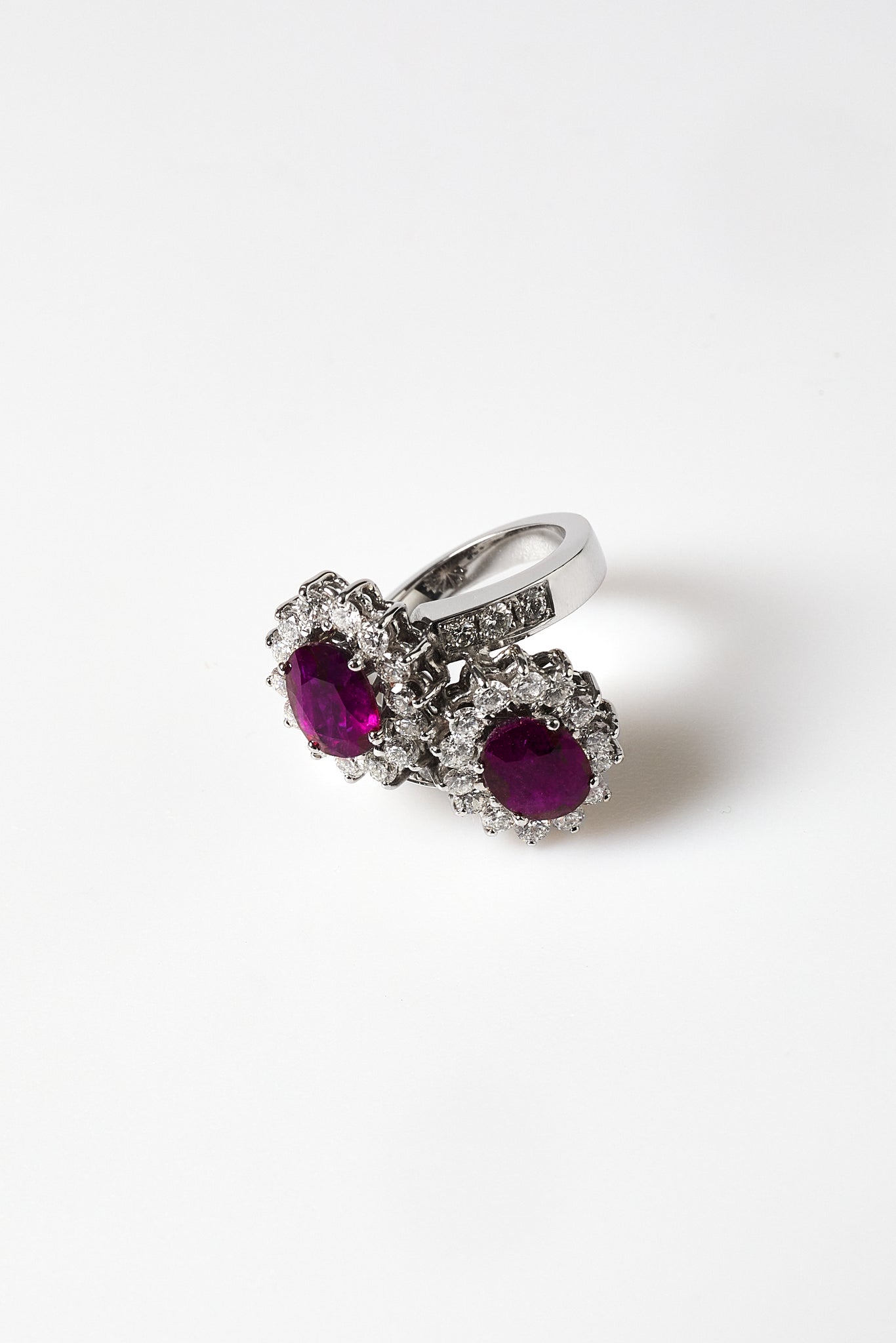You and I Ruby Rosetta ring
