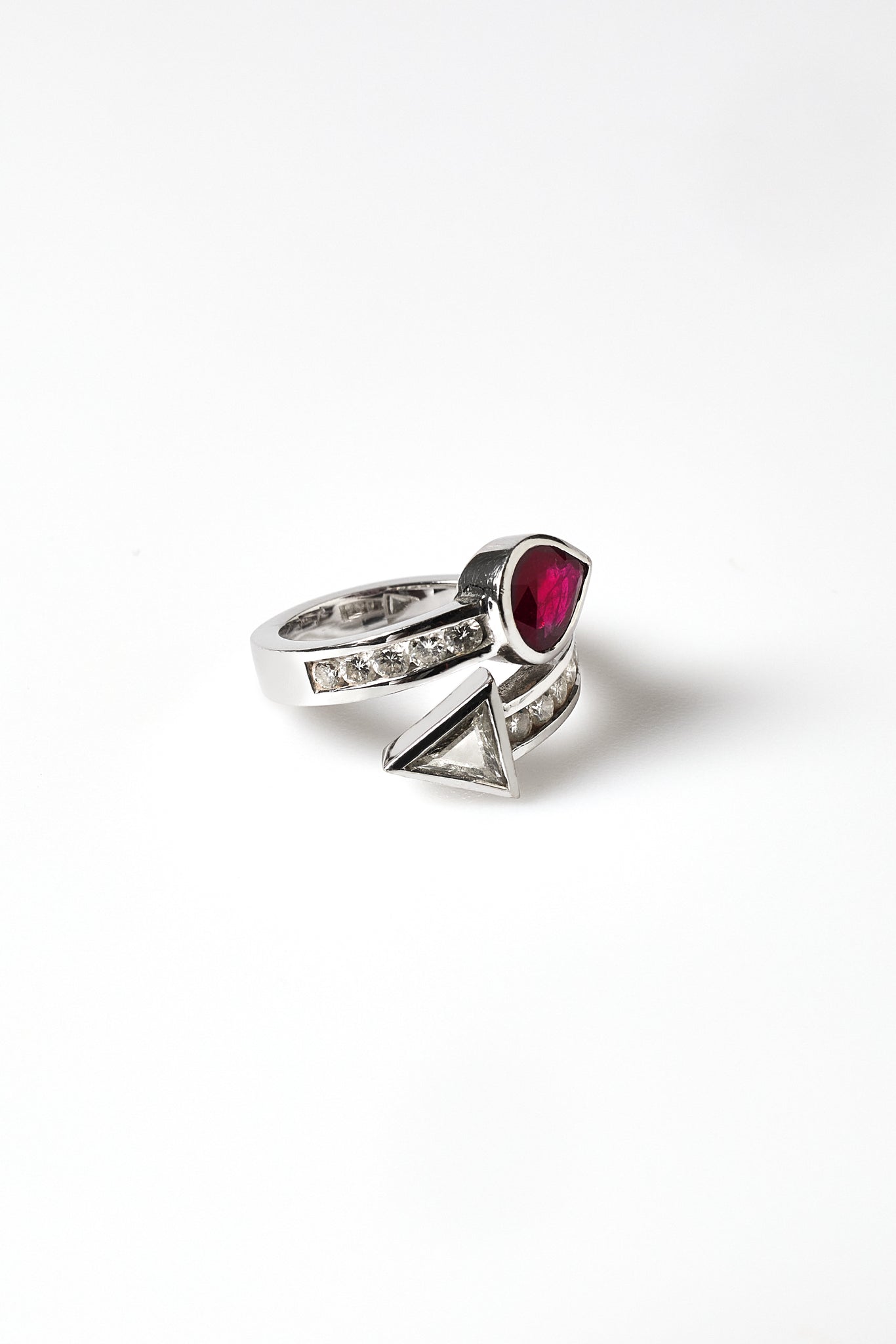 You and I Ruby and Diamond ring