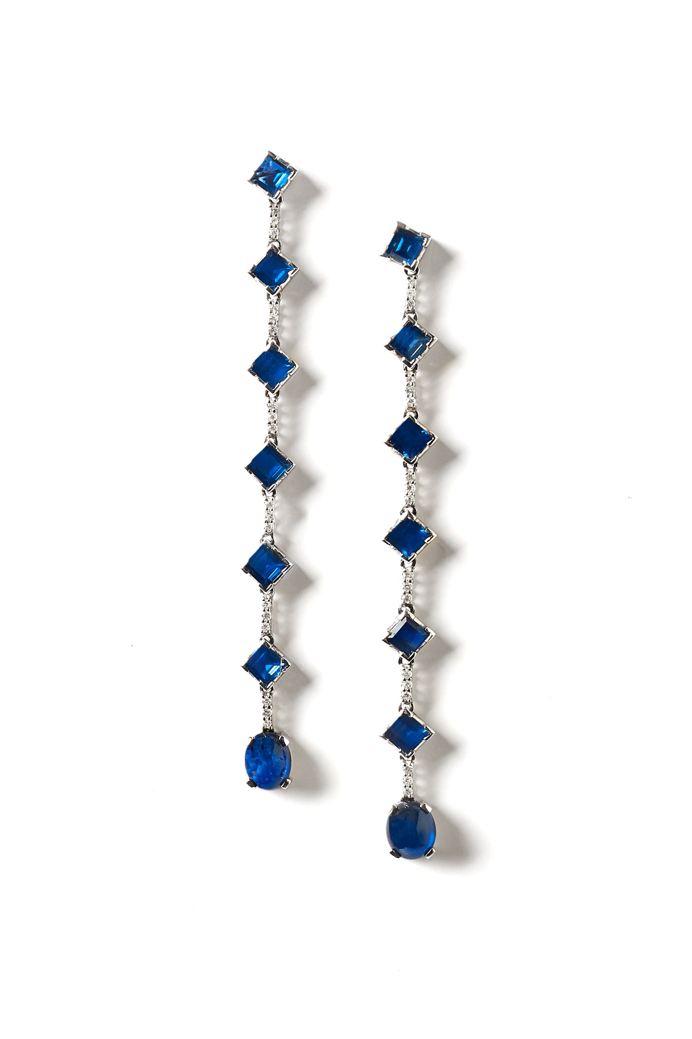 Majesty Blue Sapphire earrings