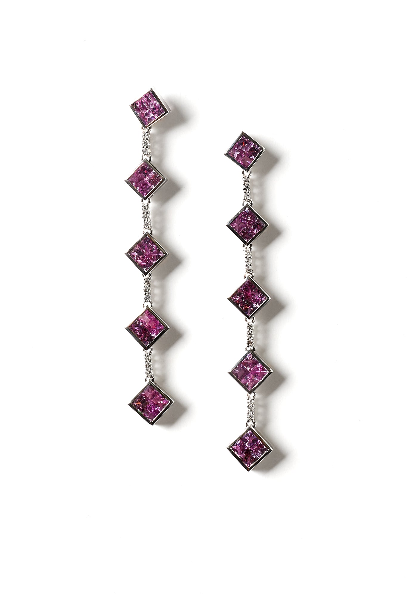 Majesty Pink Sapphire earrings