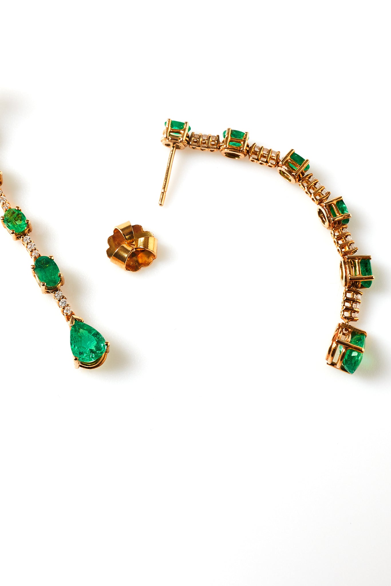 Majesty Emerald earrings