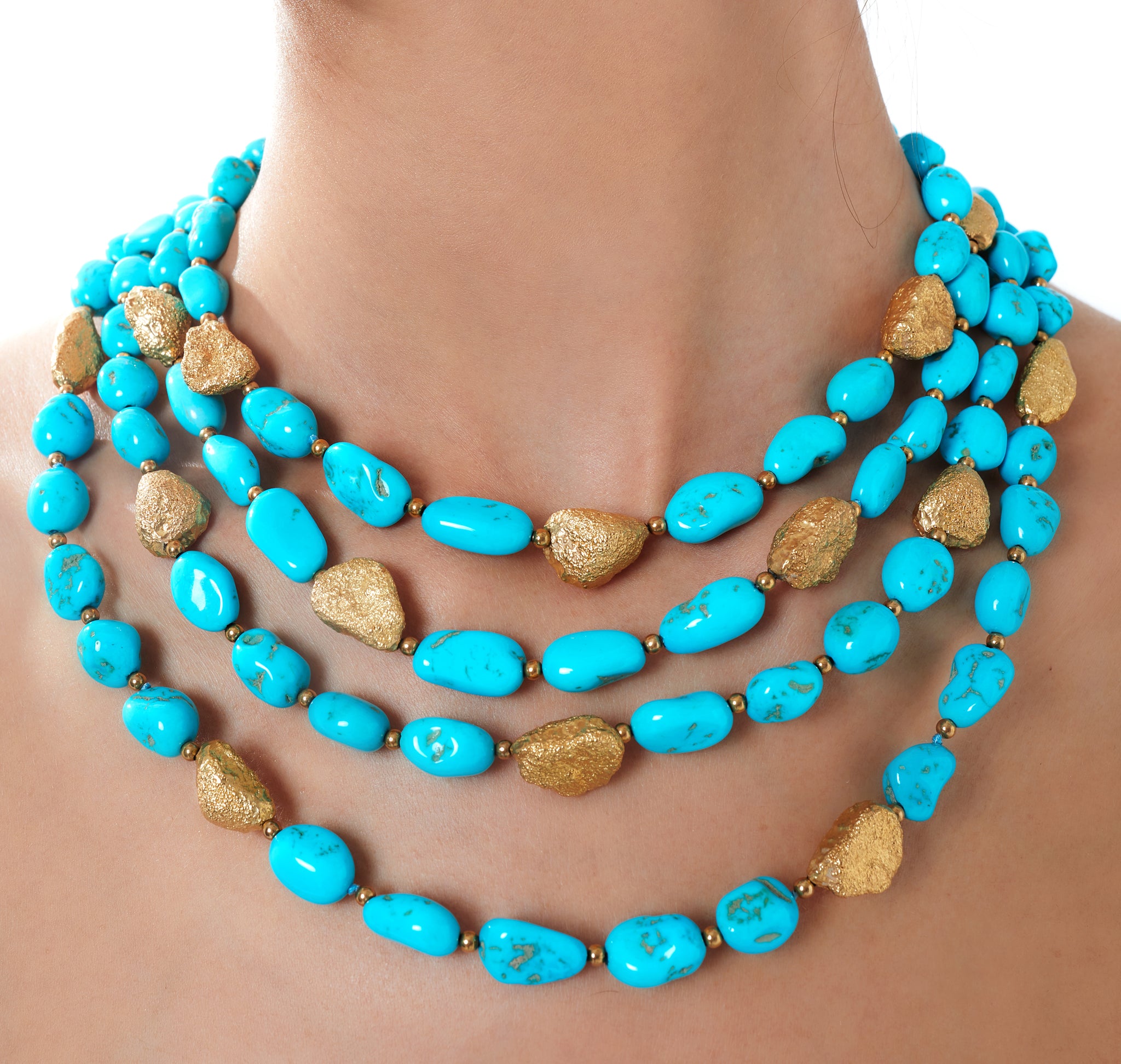 Rough Turquoise Necklace