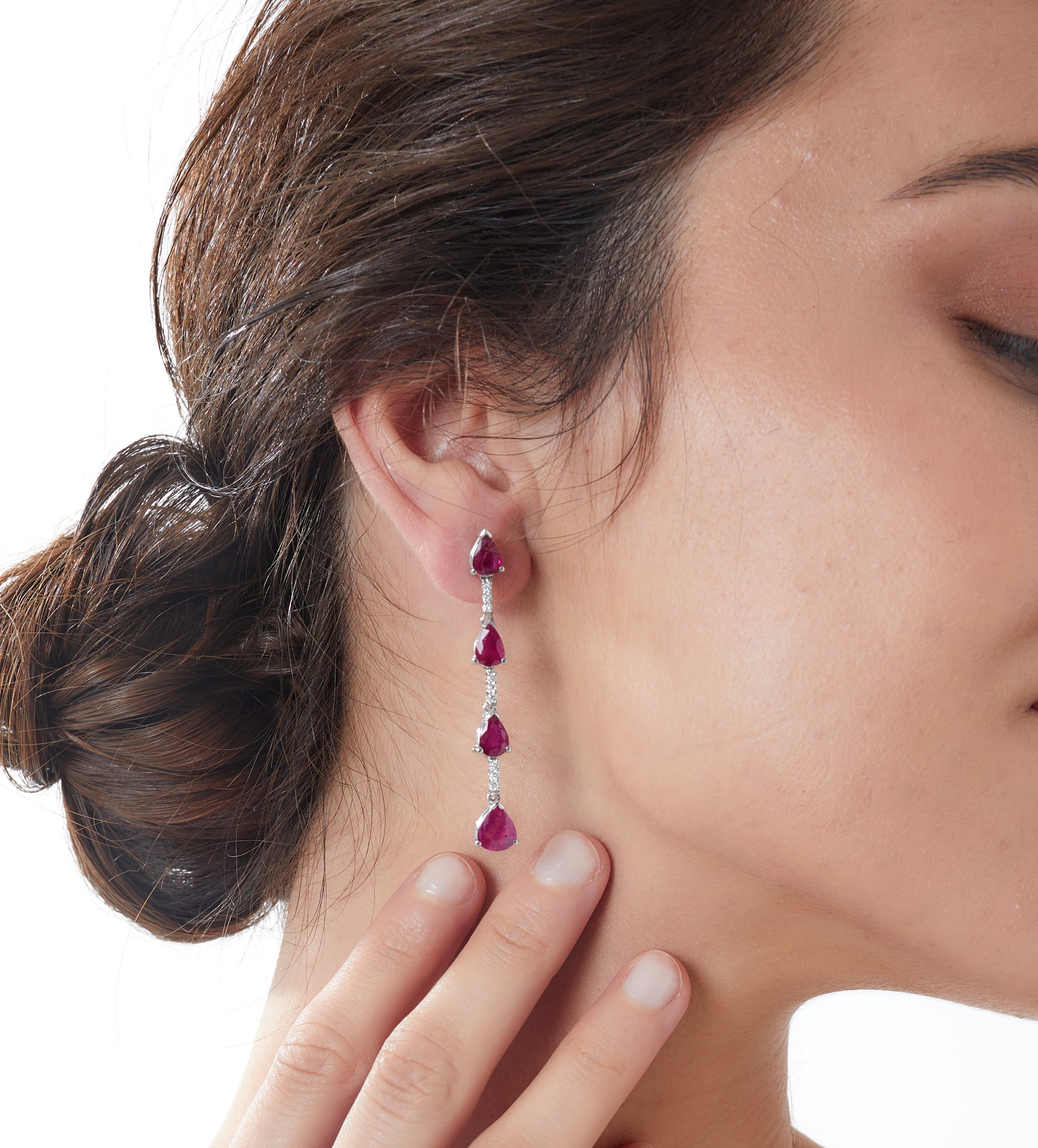 Majesty Ruby earrings