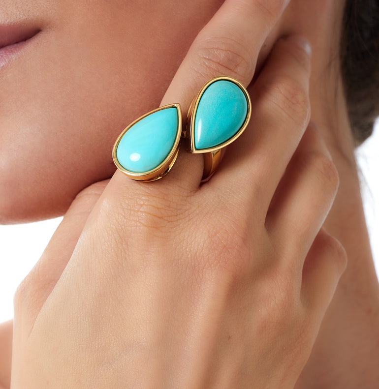 You and I Turquoise ring